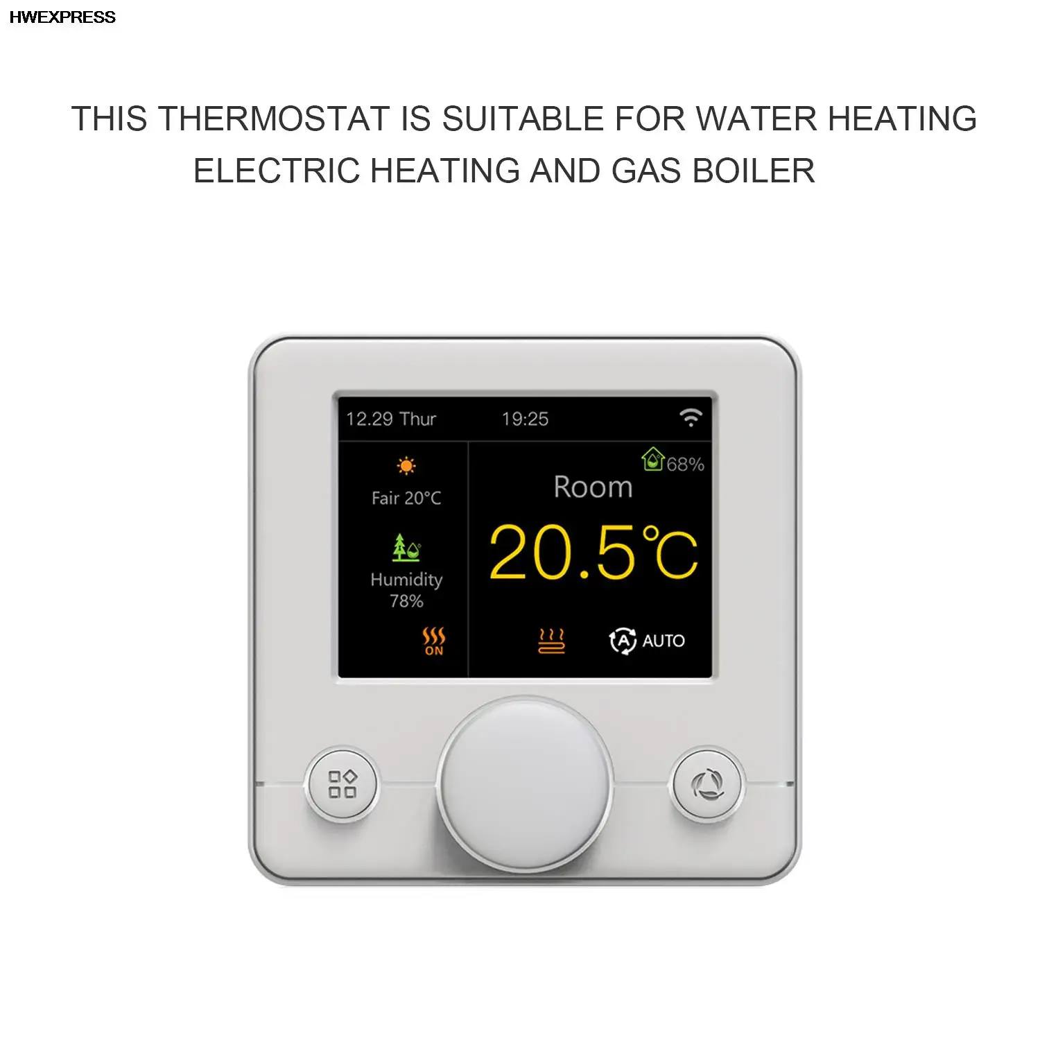 Termostato de calefacción WIFI TUYA 3A/16A,100/240V para calefacción eléctrica, caldera de Gas, con Google Alexa programable