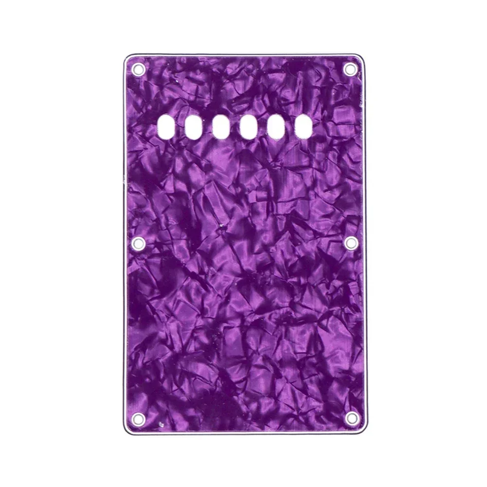 6 Holes 3 Plys Tremolo Cavity Cover Back Plate For SQ Electric Guitar Tremolo Cover Multi Colors Pickguard Scratch Plate