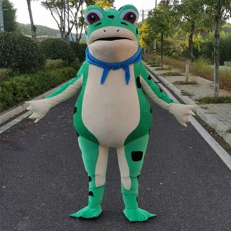 Christmas Frogs Inflatable Costume Suits Dress Anime Cosplay Christmas Carnival Halloween Party Costume for Adult Role Play