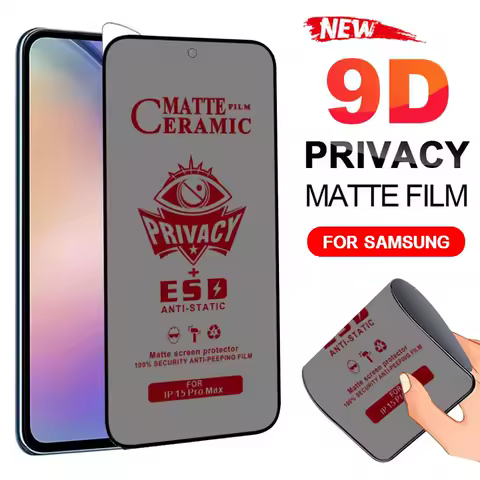 1-4Pcs Matte Ceramic Privacy Screen Protector For Samsung A15 5G A22 A25 A24 A23 A21s A14 A13 A12 A05s A04s A02s A03 Soft Film