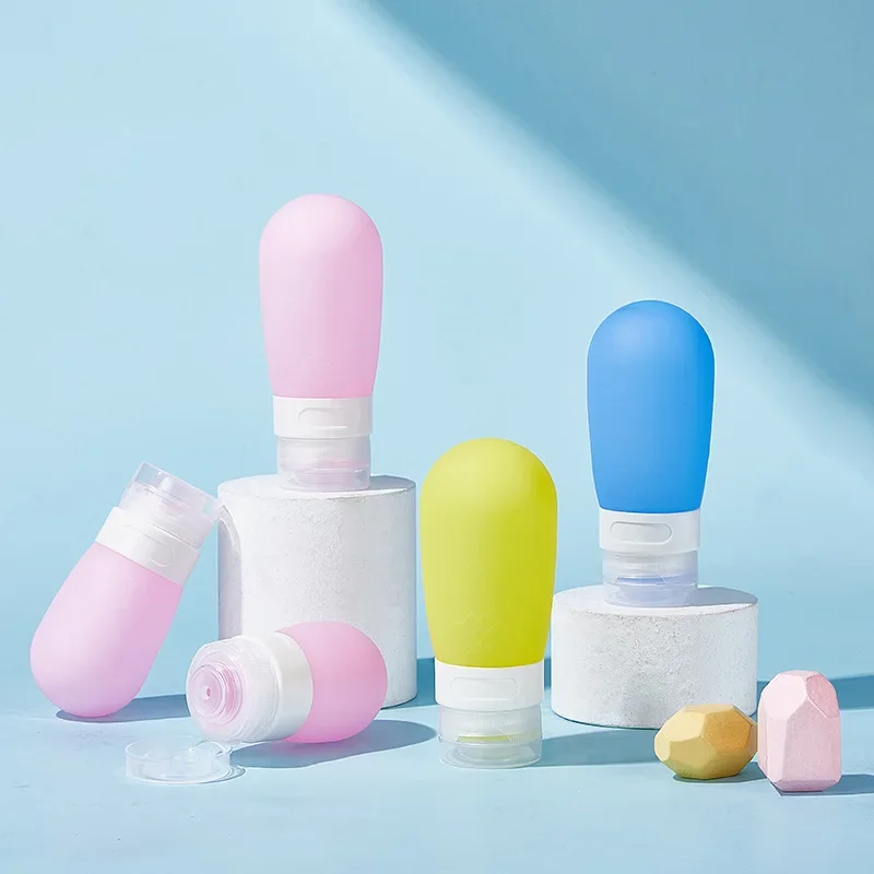 1 stks Reizen Draagbare Siliconen Hervulbare Fles Shampoo Body Wash Huidverzorgingsproducten Lege Flessen Druk Type Reizen Essentials