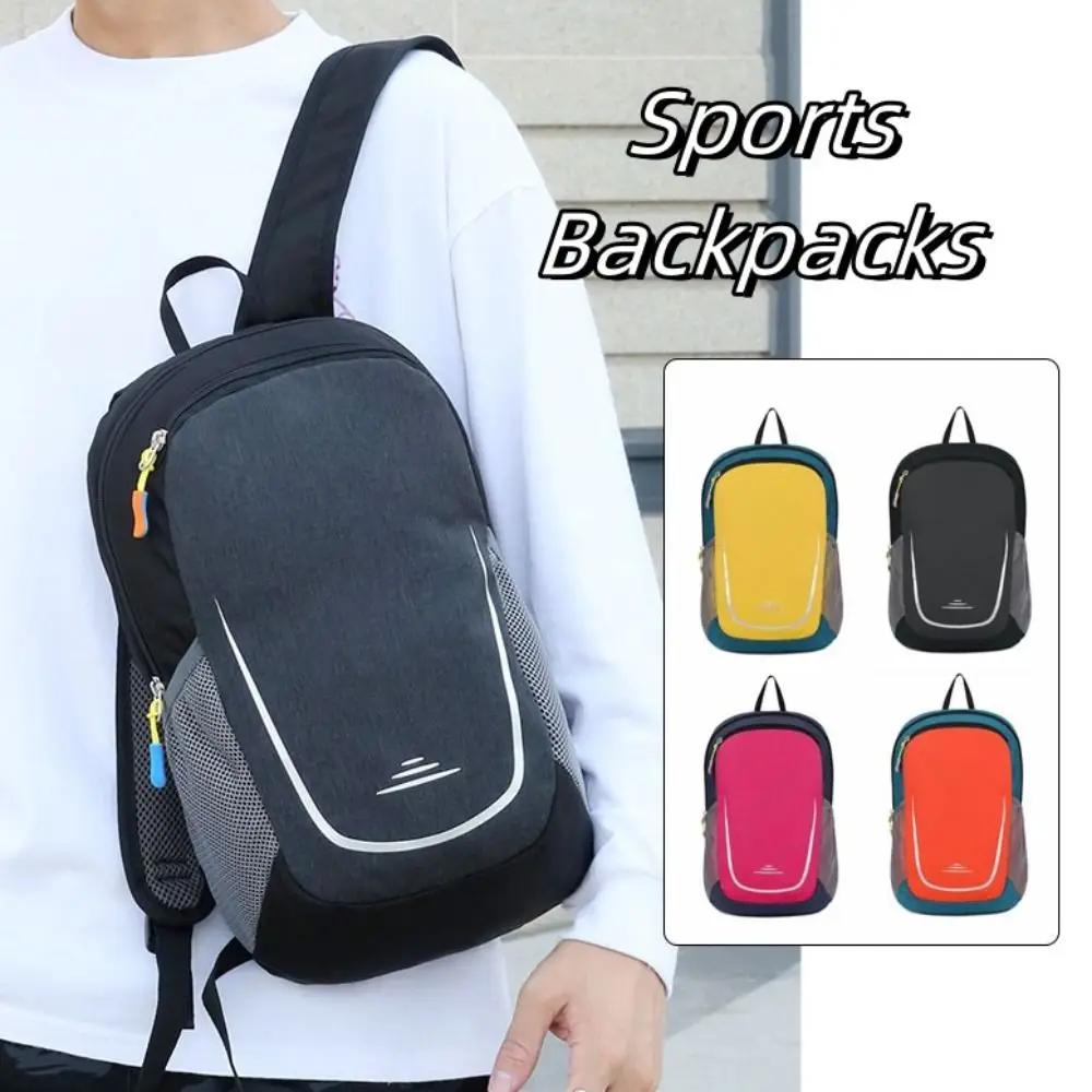 Oxford Cloth Sports Backpacks Multi-Color Lightweight Hiking Knapsack Large Capacity Wear-Resistant Travel Shoulders Bag Men