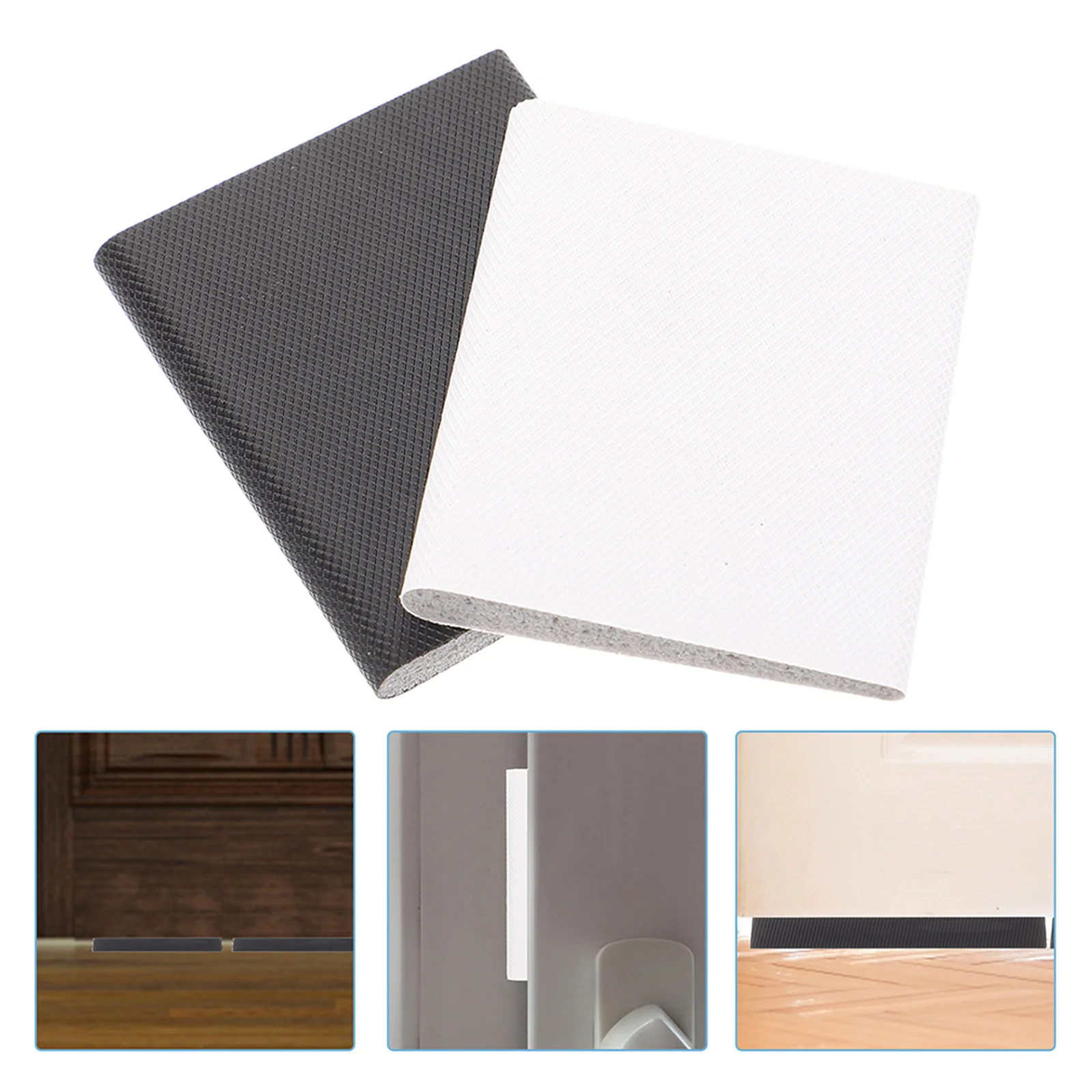 

12Pcs Door Window Self-Adhesive Seal Strip Exterior Door Frame Seal Weatherproof Draft Stopper Gap Filler Soundproofing Tape