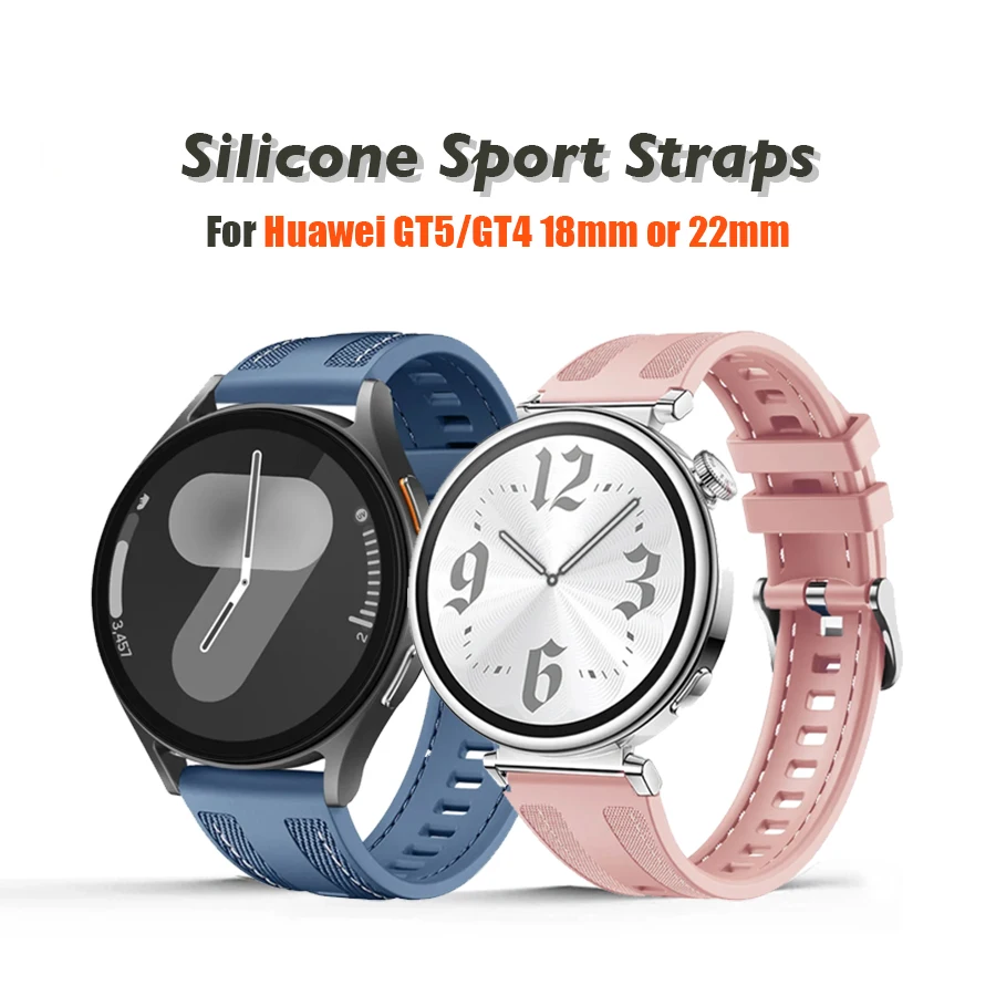 Nylon Silicone Strap for Huawei Watch GT5 46mm Braid Strap Accessories Replacement Watchband Bracelet GT4 GT 5Pro 22mm 18mm Band