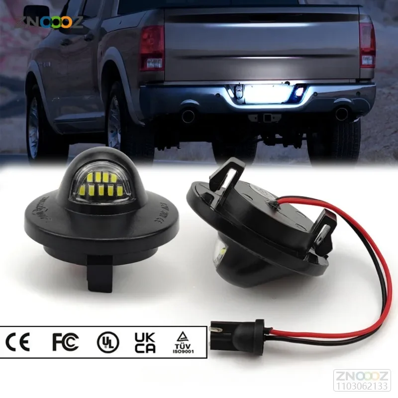 LED License Plate Lights Tag Light Lamp Assembly For Ford F150 F250 F350 Super Duty Ranger Explorer Bronco Excursion Expedition