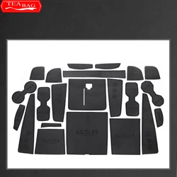 For Trumpchi GAC GS8 2023 2nd Gen 2024 Car Non-Slip Mat Door Groove Pad PU Leather Gate Slot Cup Cushion Decoration Accessories