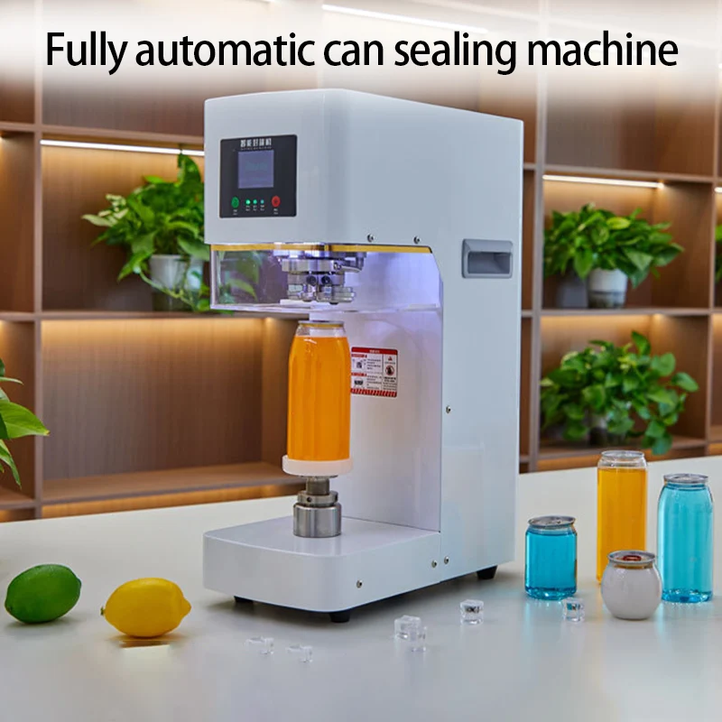 Commercial Sealing Machine Automatic Tin Can Drink/Soda Sealer Cup Body Non-Rotation Aluminum Beer Bottles PET Jar Cans Seamers