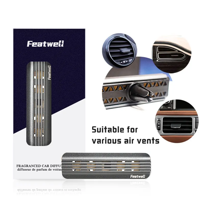 

Fragranced Car Diffuser With Refills - Blackice/Cologne Car Freshener - Fragrance Diffuser For Car