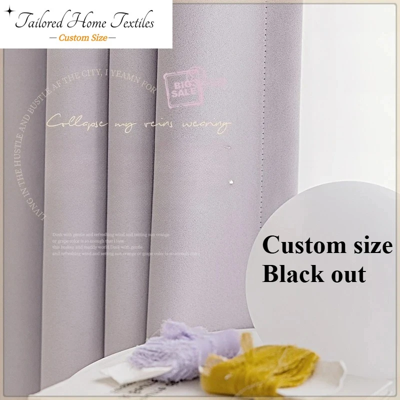 

Danish Velvet Thickened Chenille Curtains for Living Dining Room Bedroom Blackout Sunshading Heat Insulation Custom Size Drapes
