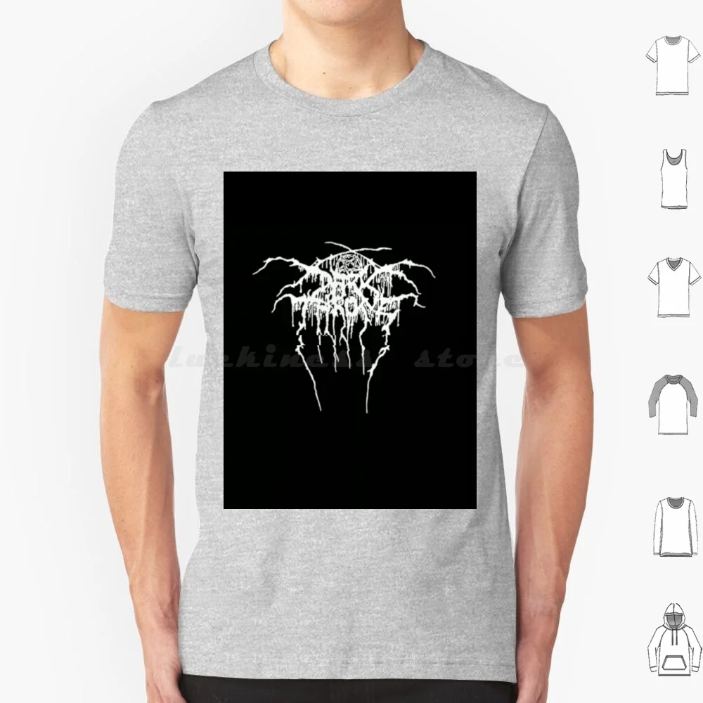 Darkthrone Logo T Shirt Cotton Men Women DIY Print Darkthrone Band Logo Black Metal Bathory Mayhem Burzum Emperor Gogoroth