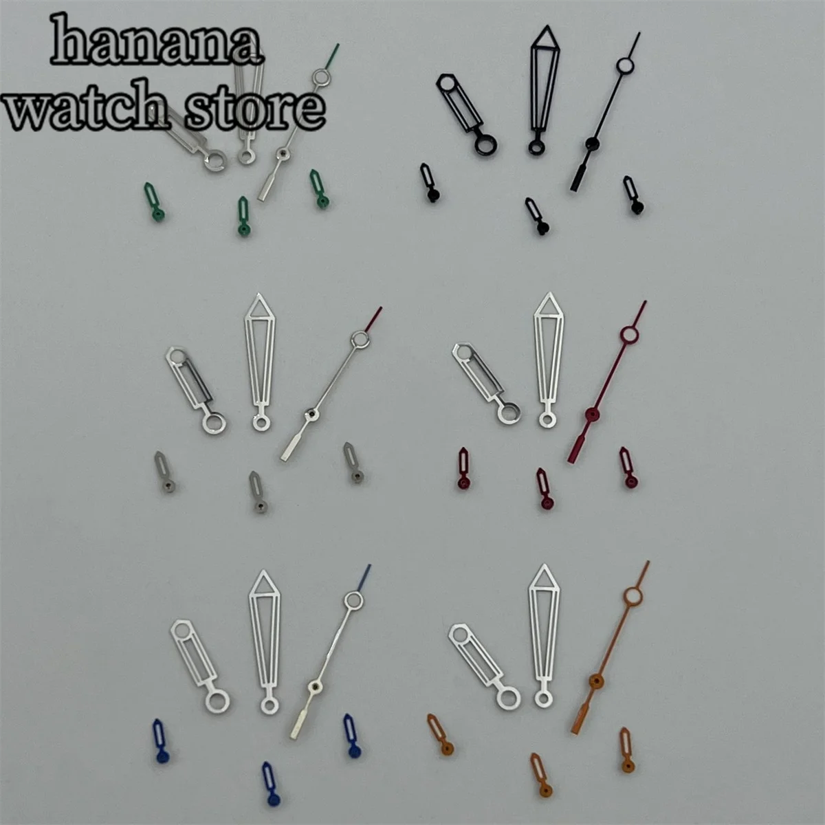 BLIGER VK63 VK64 Luminous Hands Red Orange Blue Green Rose Gold Men\'s quartz Watch replacement parts
