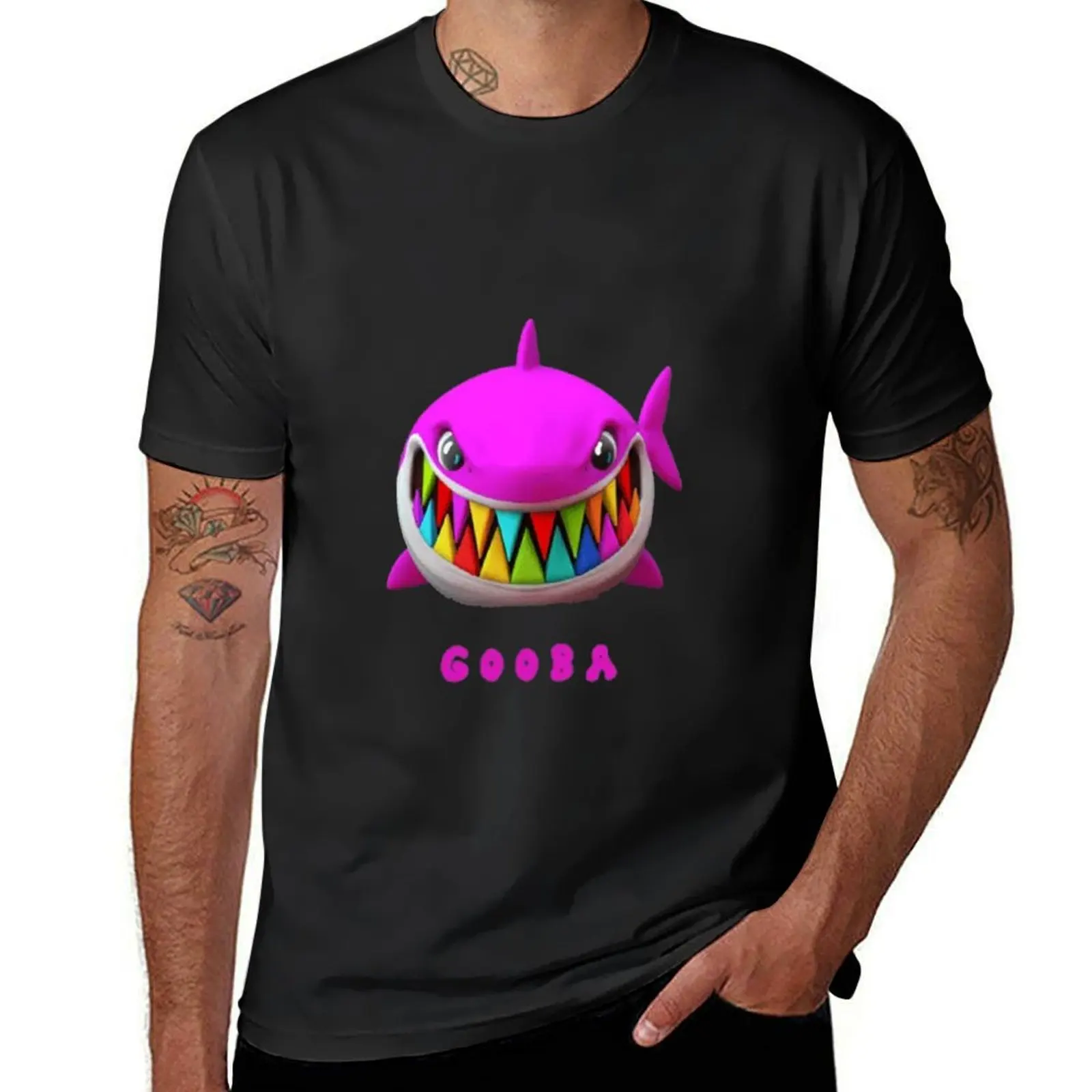 

Shark 6ix9ine gooba T-Shirt cute tops sports fans Short sleeve tee Men's clothing