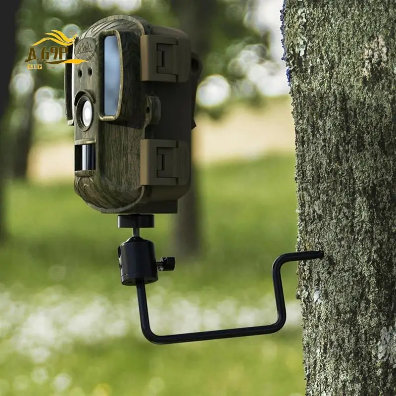 A69P-Trail Camera Tree Mount: 360 Degrees Adjustable Game Camera Mount With 1/4 Inch Screw, Easy Installation 2 Pack