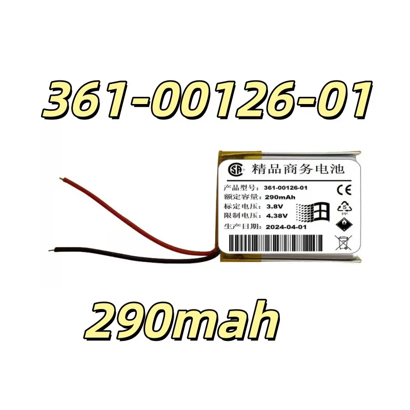 Replacement battery 361-00126-01 290mah Suitable for smartwatch battery