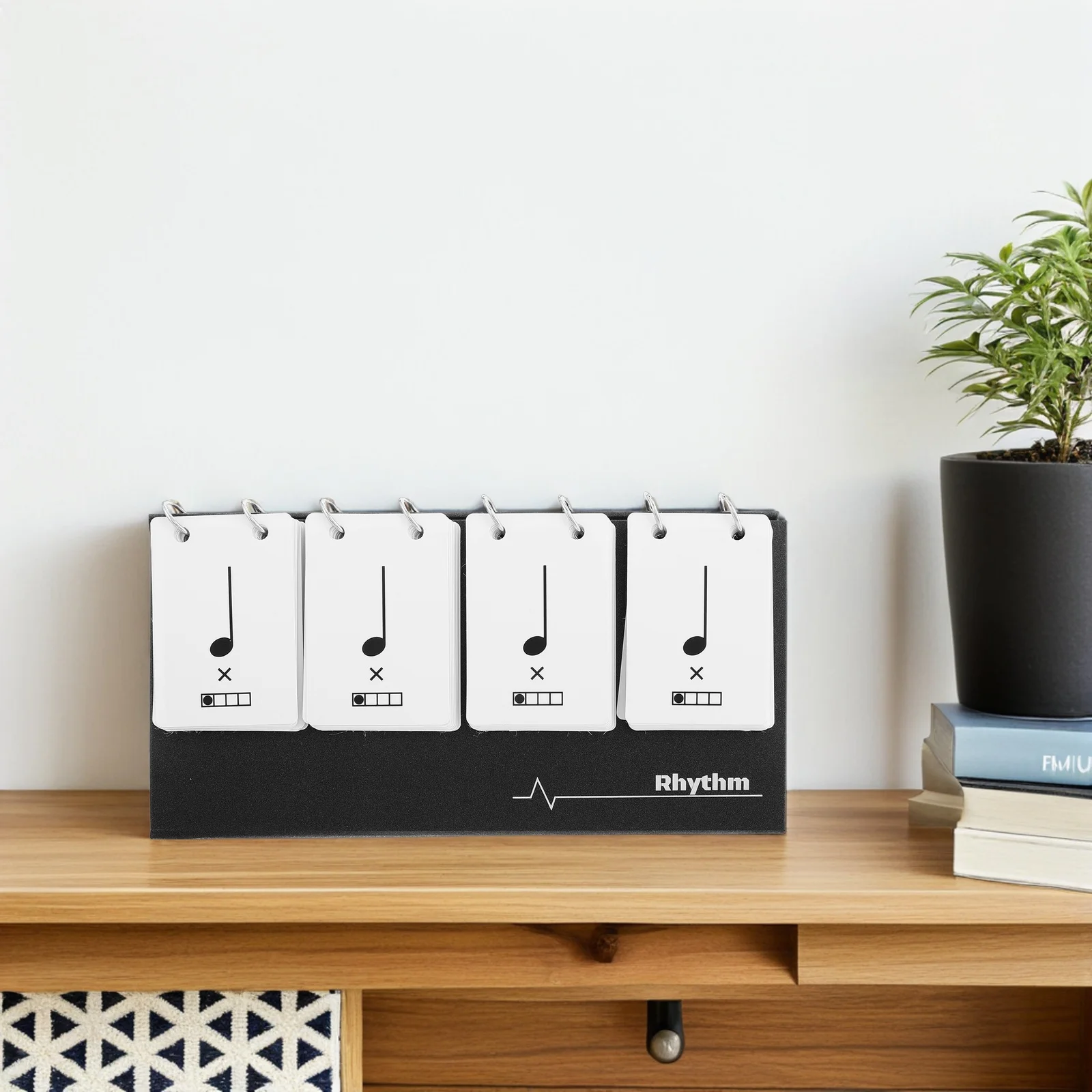 

Rhythm Music Calendar Card For Note Training Sight Reading Flashcards Durable Portable Music Education Tool For Beginners