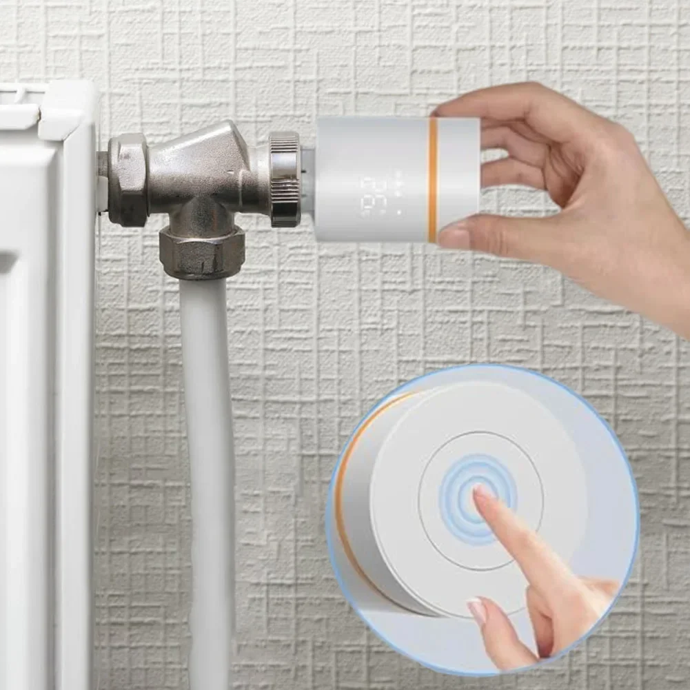 Smart Thermostat With Child Lock: Save Heating Costs & Optimize Comfort Thermostatic Valve Thermostat Radiator Actuator