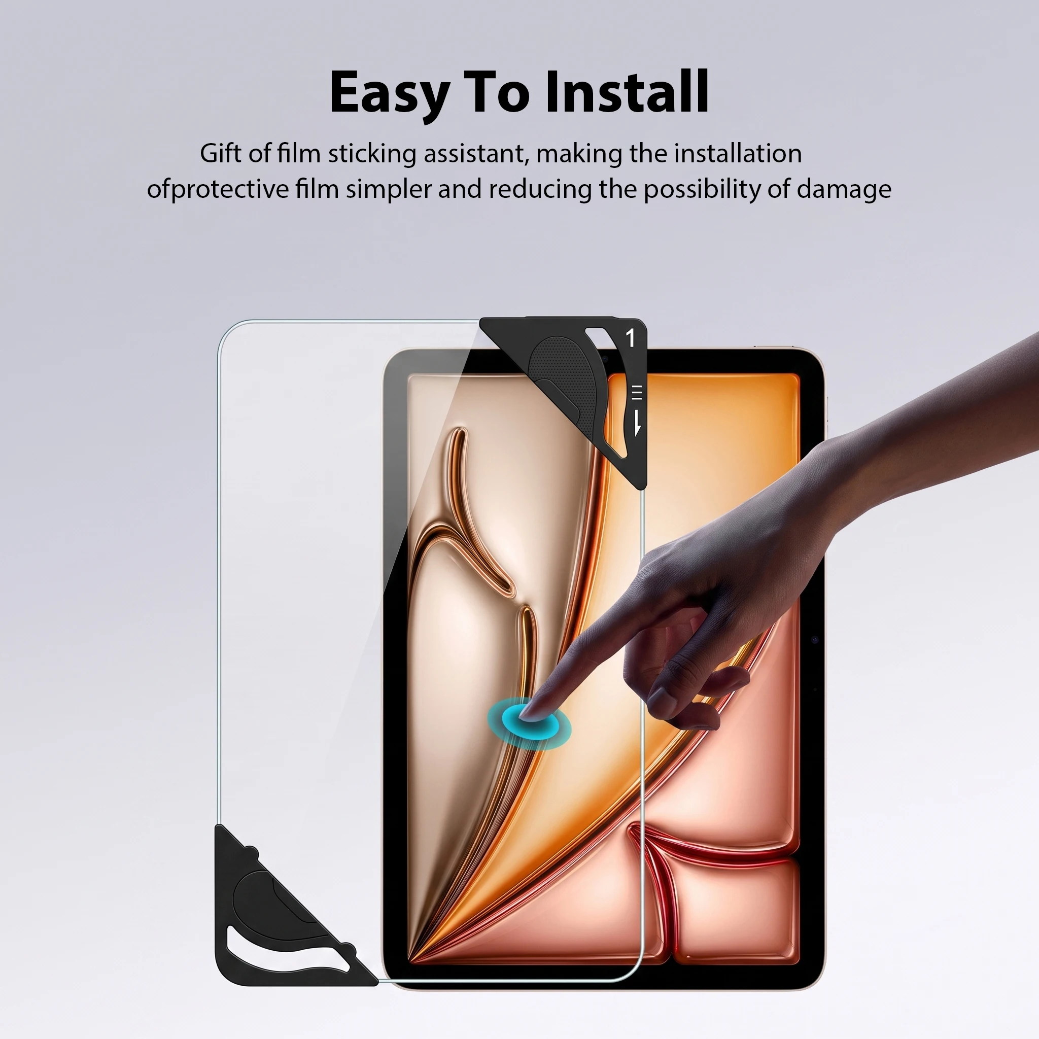 2Pcs Tempered Glass Screen Protector For iPad A16 11th Air 11 M4 M3 M2 4 5 Pro 13 12.9 12 9 M5 9th 10th Generation Mini 6 7 Film