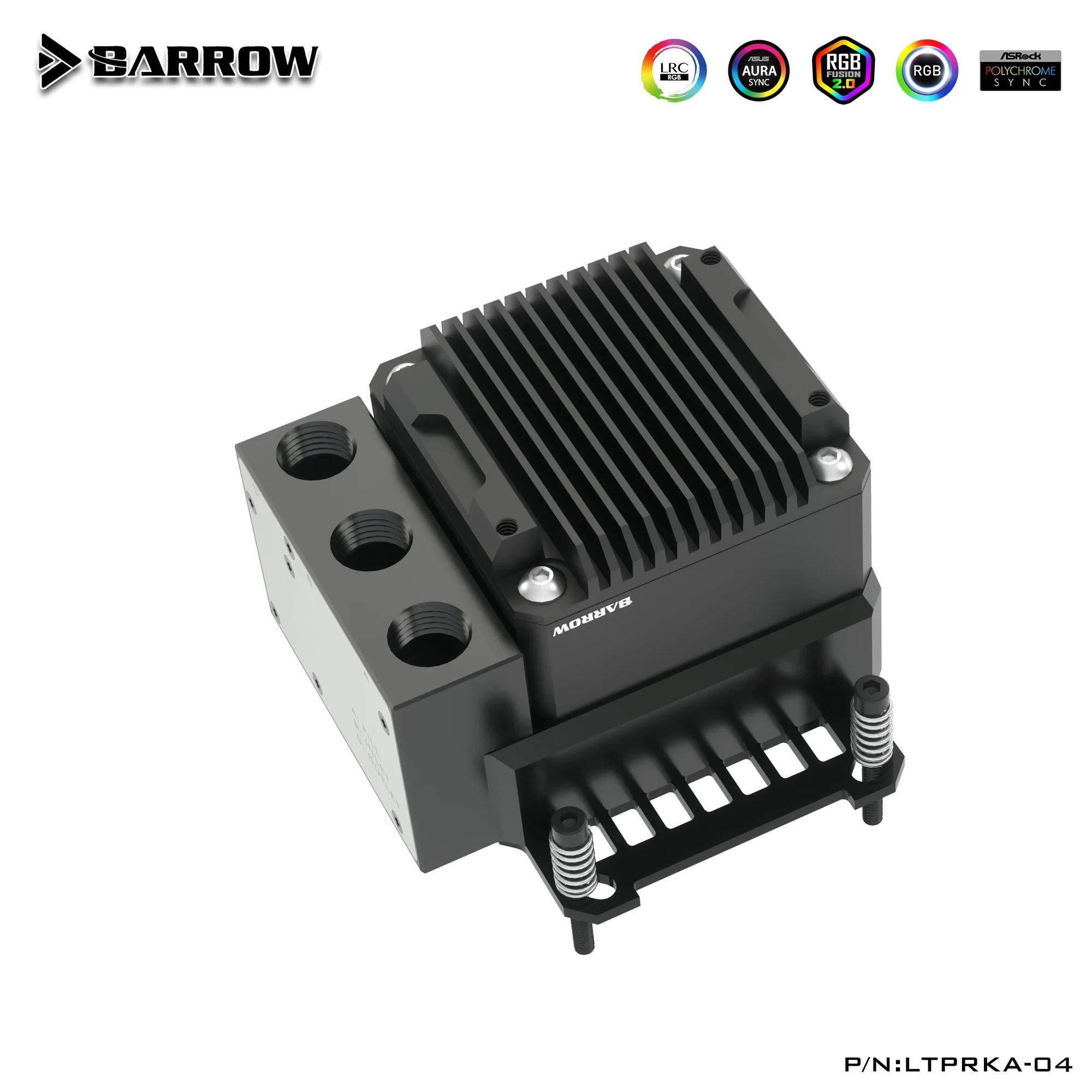 Barrow AIO CPU Block Water Cooling Kit, Block+Reservoir+Pump For INTEL 1700/AMD/X99/X299 Integrated Pump Box LTPRP-04