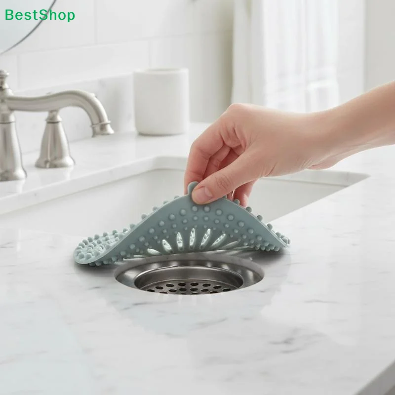 Bathroom Hair Sink Sewer Filter Floor Drain Strainer Water Hair Stopper Bath Catcher Shower Cover Clog Bathroom Accessorie