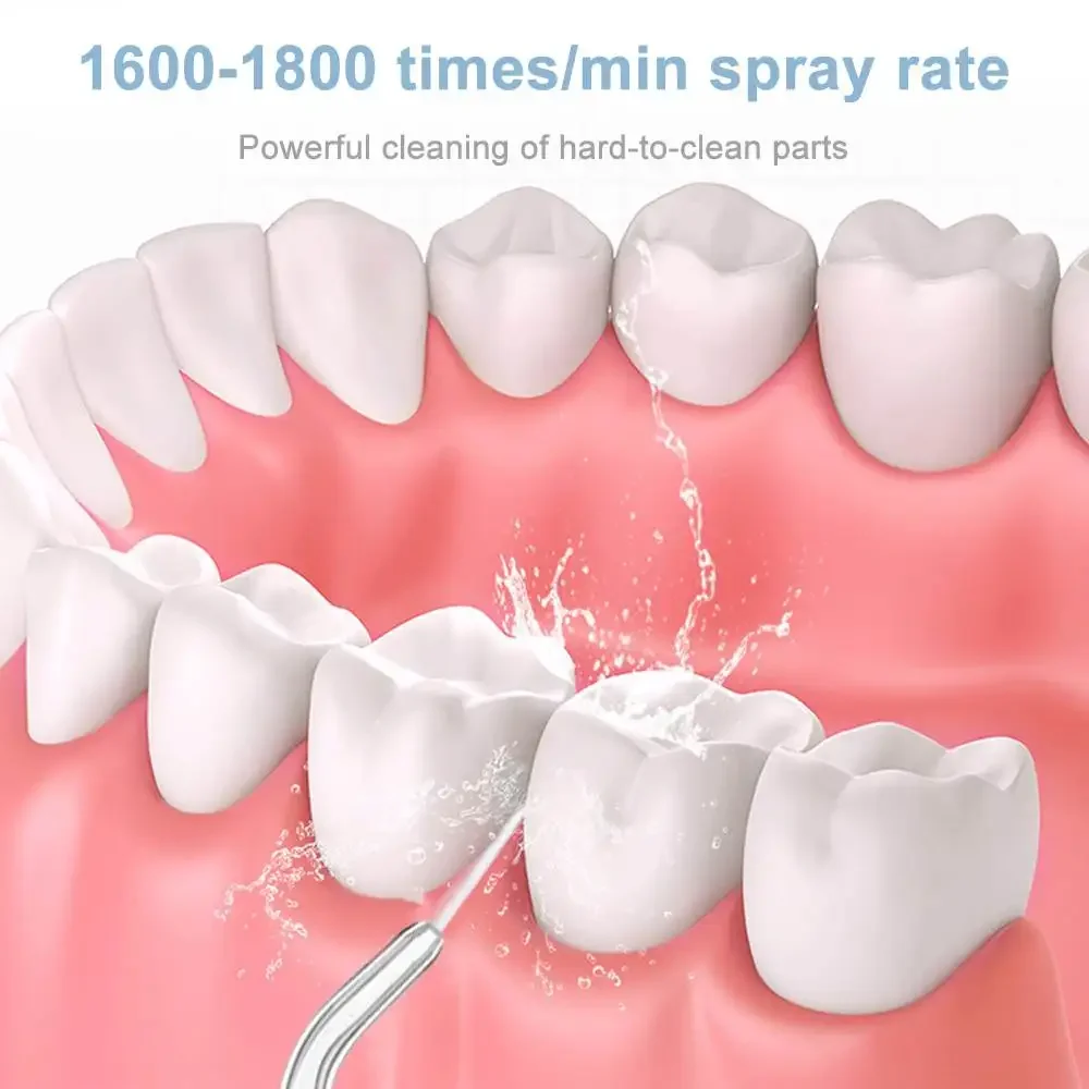 منظف أسنان مقاوم للماء ، خزان مياه ، جهاز ري فموي ، قابل لإعادة الشحن بمنفذ USB ، منظف أسنان ، نفاثة مياه محمولة للأسنان ،