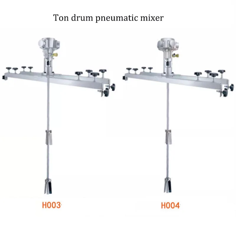 1000L Commercial Barrel Drum Stirrer With Support Hanger new Pneumatic 1 Ton Air Agitator IBC Tank Mixer Machine