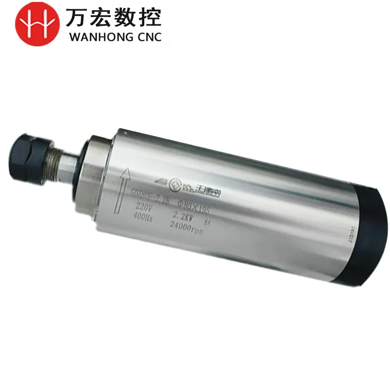 تشانغشنغ 800 واط 1.5kw 2.2KW 220 فولت محرك المغزل باستخدام الحاسب الآلي آلة الحفر المغزل المبرد بالهواء الدائري للنجارة