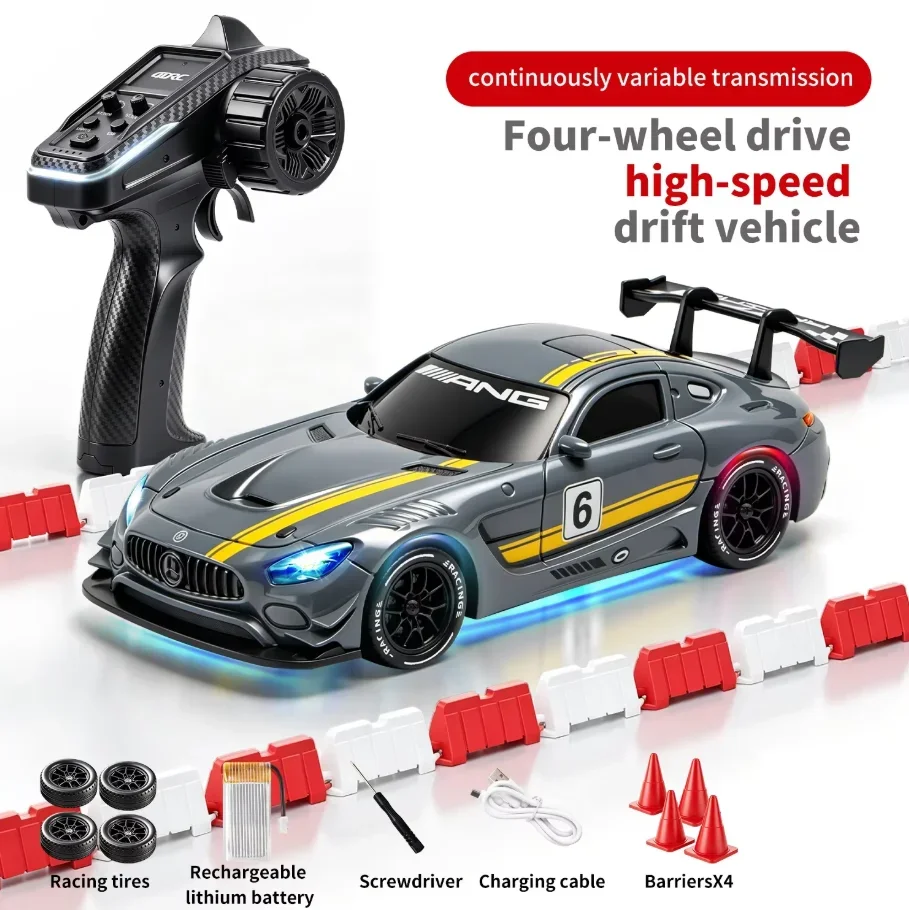 1:43 2.4G RC Full Scale Mini H6 Drift Remote Control Car with APP-Driven All-Wheel Drive Racing Toy CarFor Kids Boys