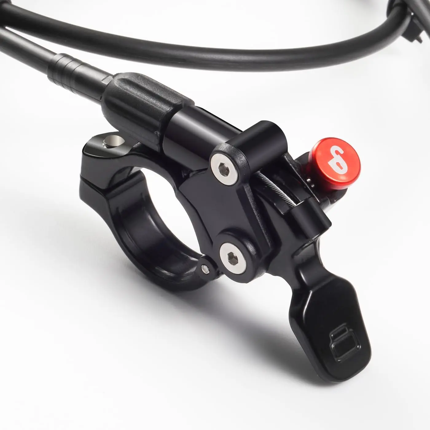 Bicycle Fork Remote Lockout Lever & Cap for 22.2mm Handlebars, for SR Suntour Axon, Epikon (Epicon series), Raidon, XCR, NCX