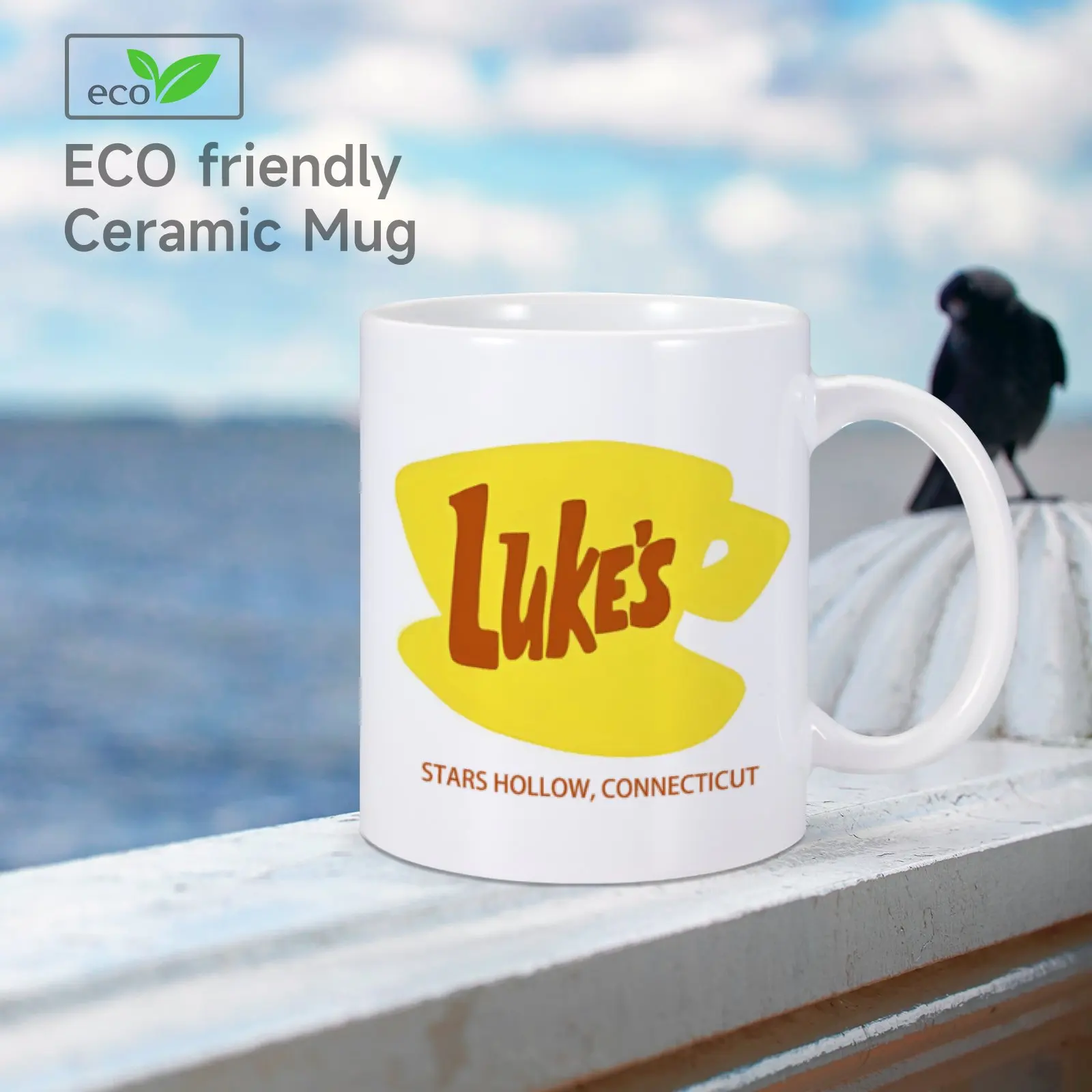 Coffee Mugs Lukes Tea Cups Personalized Mugs  Home Decal Friend Gifts Milk Mugen Novelty Custom Coffeeware Drinkware Tableware