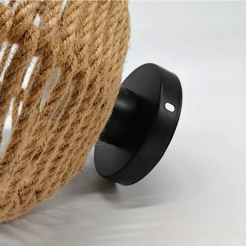 القنب حبل قلادة ضوء لدرج الممر غرفة نوم جدار ديكور الإبداعية مصباح السقف داخلي إضاءة المنزل الحديثة