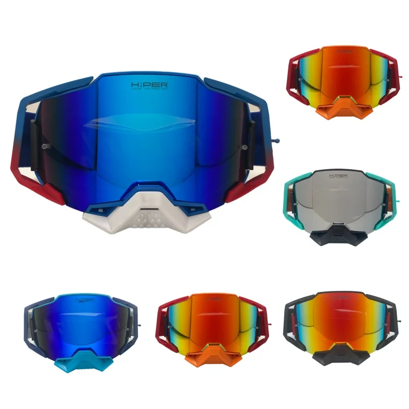 Reliable Ventilated Sports Goggles Clear & Coated Lens Anti‑Sweat Padding Non‑Slip Strap Shock‑Resistant Off‑Road Protector