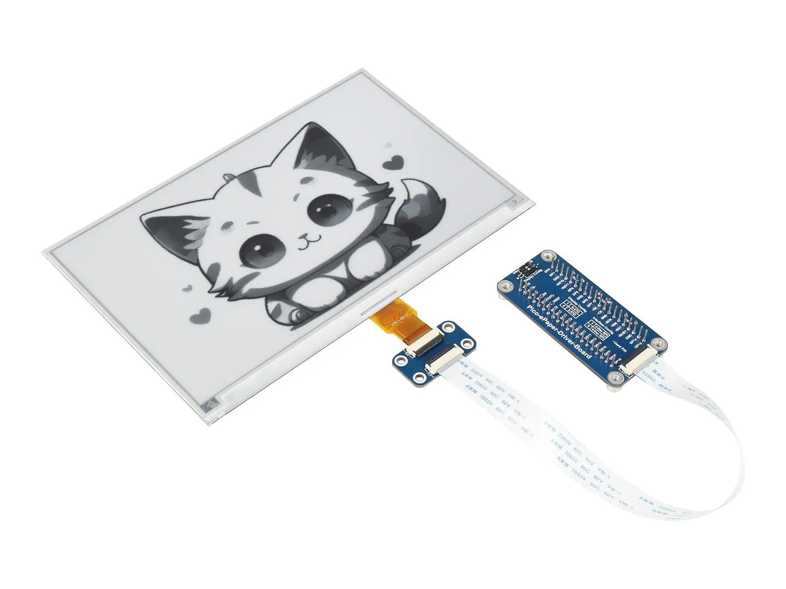 For 7.5inch E-Paper E-Ink Display Module for Raspberry Pi Pico 800×480