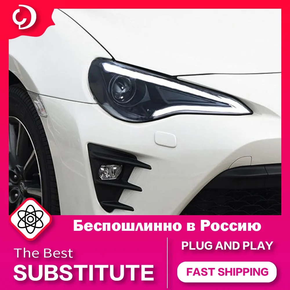 

Headlights for Subaru BRZ 2012-2020 FT86 GT86 LED DRL Head Lamp Angel Eye Upgrade Head Lights Projector Lens Replacement