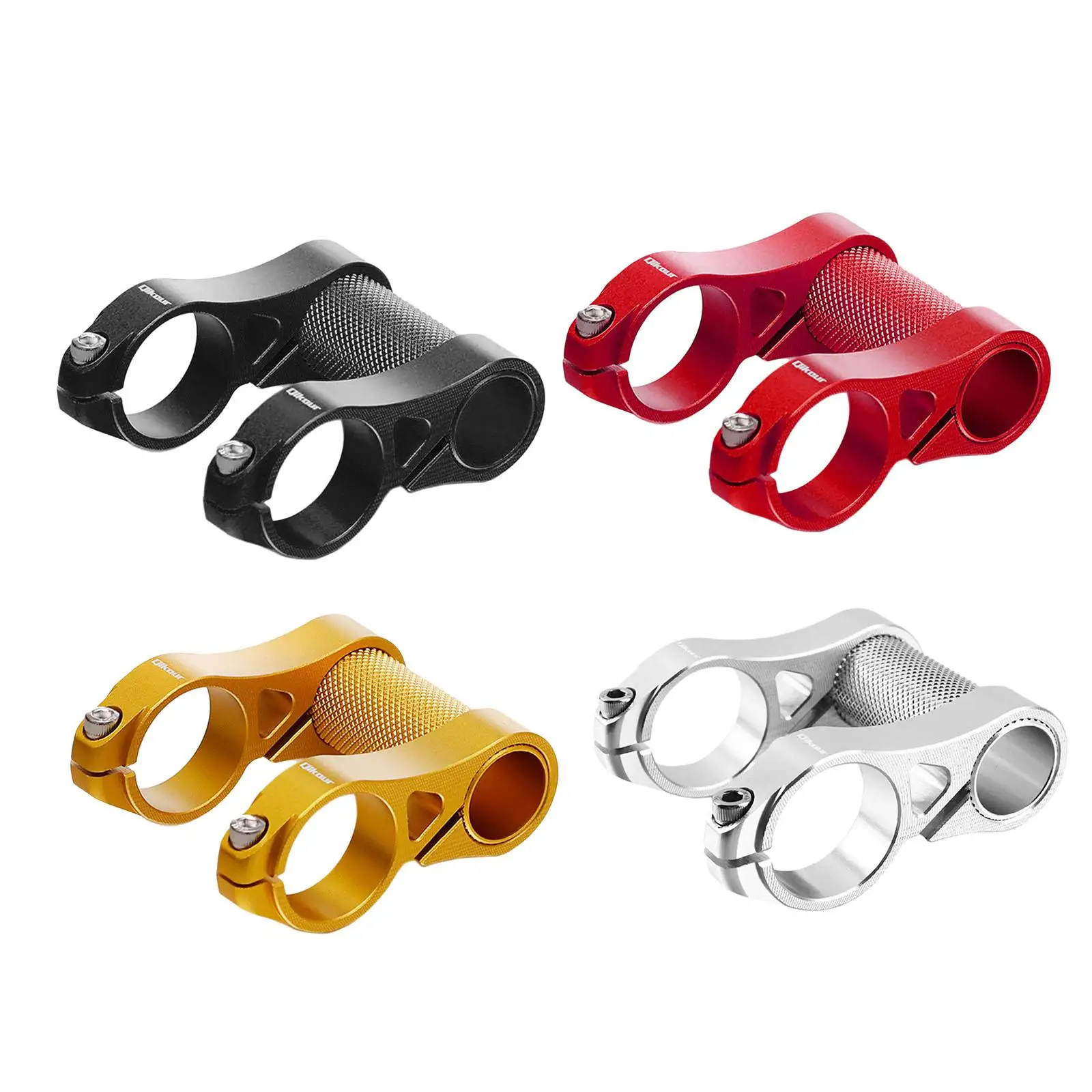 

Bike Handle Bar Stem Mount Double Mount Bracket Holder Bar Mount Alloy for