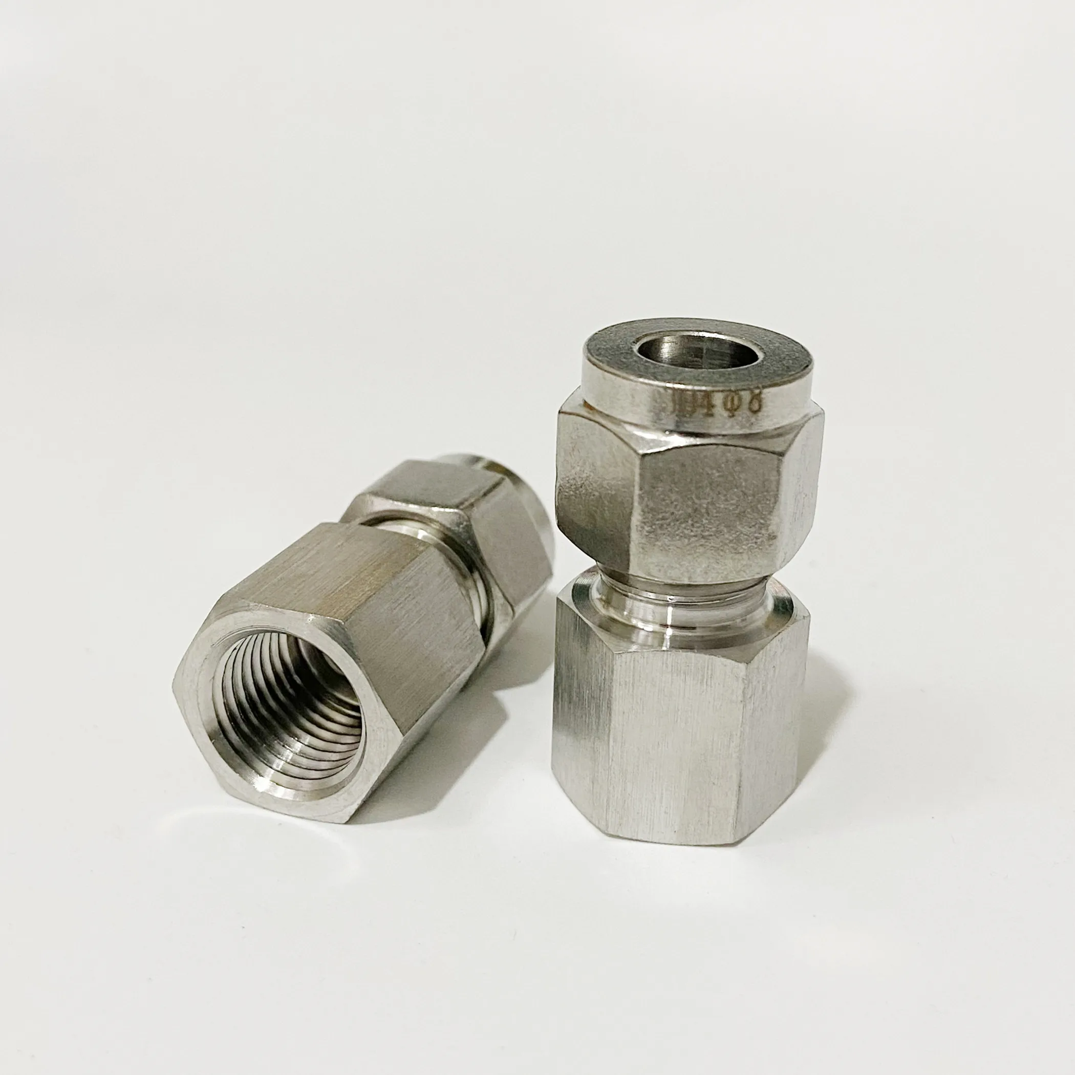 1/8 "1/4" 3/8 "1/2" Bsp 304 Rvs Dubbele Beentje Pijp Montage Unie Connector tube Od 6Mm 8Mm 10Mm 12Mm