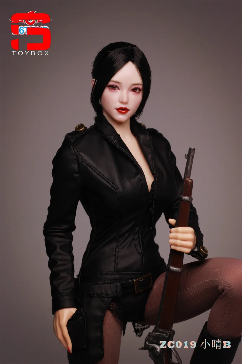 Z6TOYS ZC019 1/6 échelle fille asiatique Xiaoqing yeux mobiles tête sculpter modèle adapté 12 ''femme soldat figurine corps