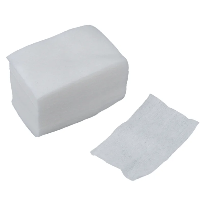 

960Pcs Lady White Nail Polish Remover Rectangular Face Cleaning Cotton Pads