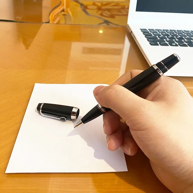 Luxury Black Classic Fountain Ball Pen, Signature Pen, School Writing Supplies, Office Stationery, 100% Brand New, 25563