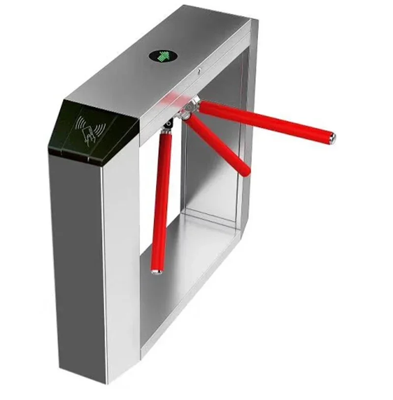 Supermarket securely access control turnstile face recognition manual/semi-automatic/automatic security tripod turnstile gate