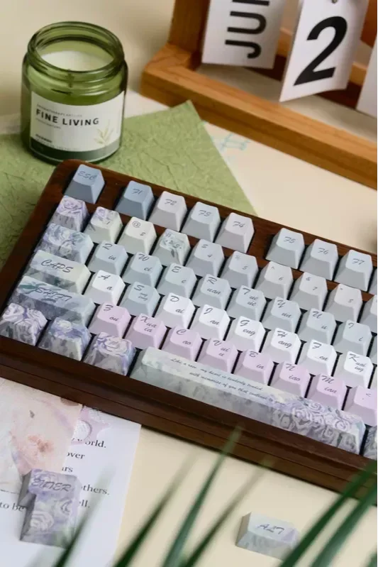 

Колпачки для клавиш с тематикой Twilight Rose, оригинальная высота
