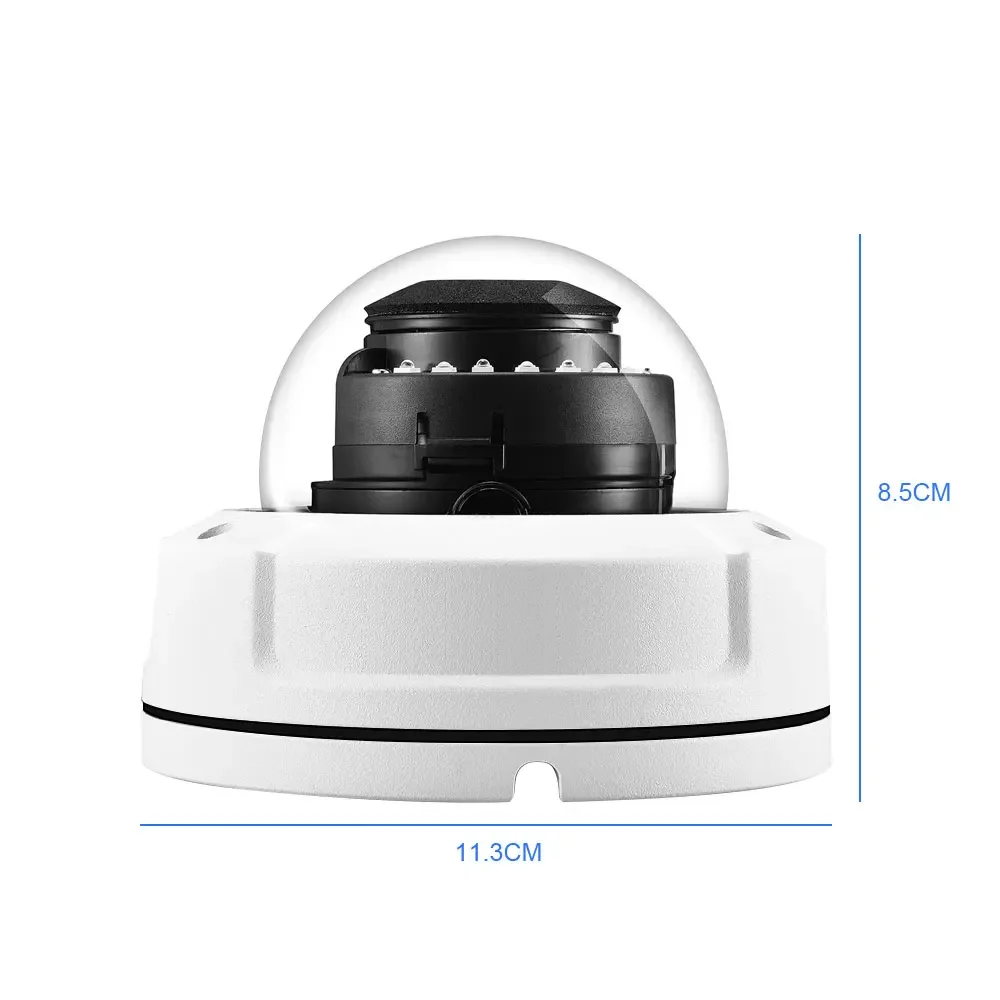 Sistema de cámaras de seguridad para el hogar H.265 + 5MP 8ch para interiores y exteriores, Kit de cámara Full HD NVR PoE, sistema de vigilancia CCTV de 8 canales, conjunto completo