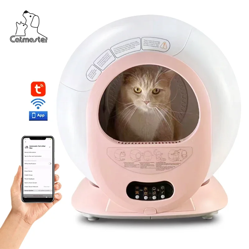 Senior Pet Tree Washing New Smart Self Cleaning For Cats 10l Self-cleaning Semiautomatic Electrical Automatic Cat Litter Box