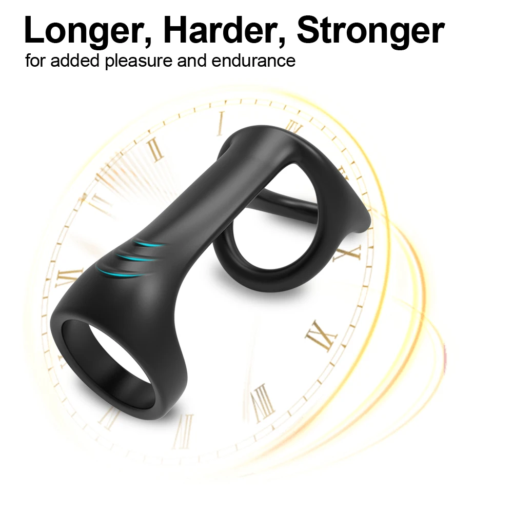 ذكر حلقات القضيب خاتم الديك تأخير القذف Penisring ديك الجنس لعب للرجال الأزواج الكبار تعزيز الانتصاب القضيب موسع 18 +