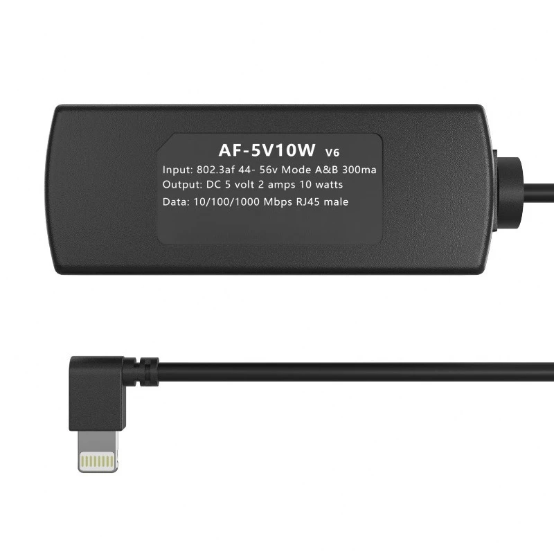For POE To 5V2A Charging Converter, Cable Length 36CM