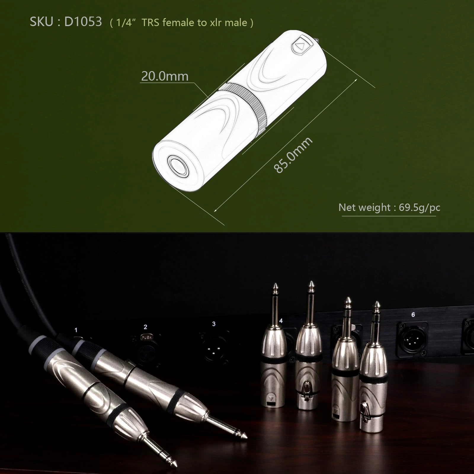 2pc 1/4 inch TS 6.35mm Mono Ja - đánh giá và giá Audio & Music Settings Xbox One