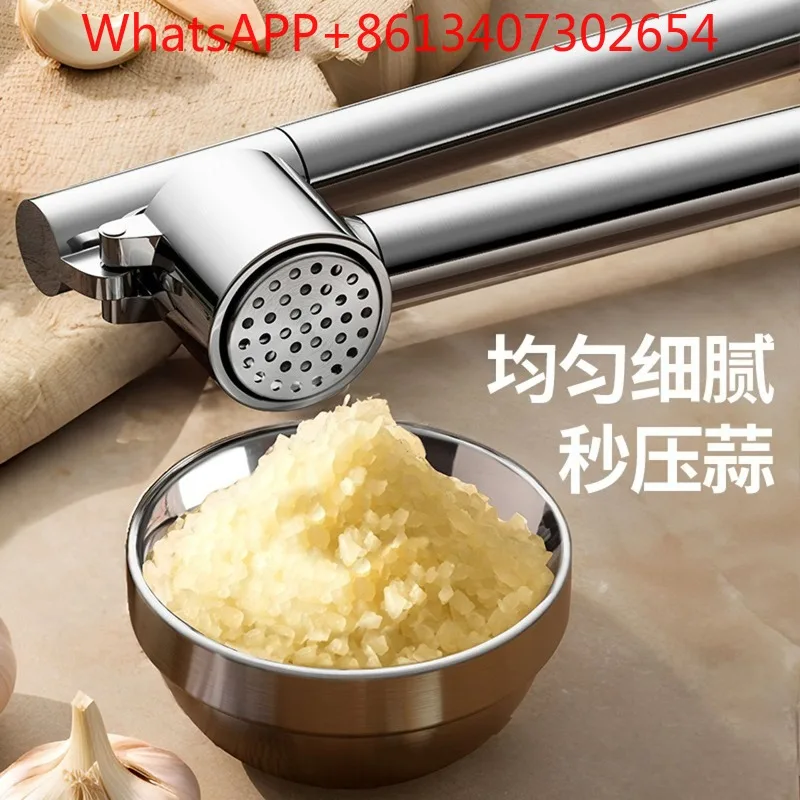 304 stainless steel garlic press Manual peeling garlic press (5pcs)