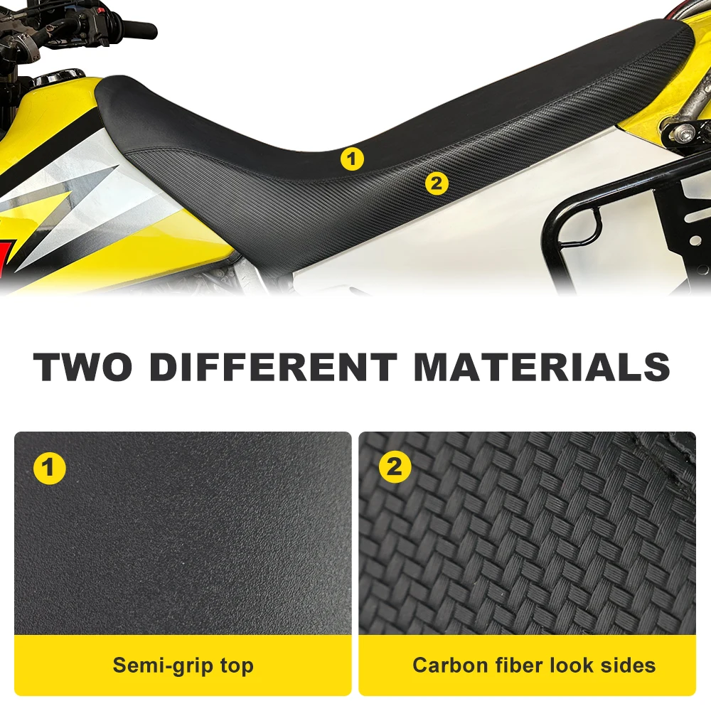 Motorcycle Complete Seat (Plastic & Form & Seat Cover) Fit For SUZUKI DR650 1996-2020 2021 2022 2023 2024 2025 Full Seat Cushion