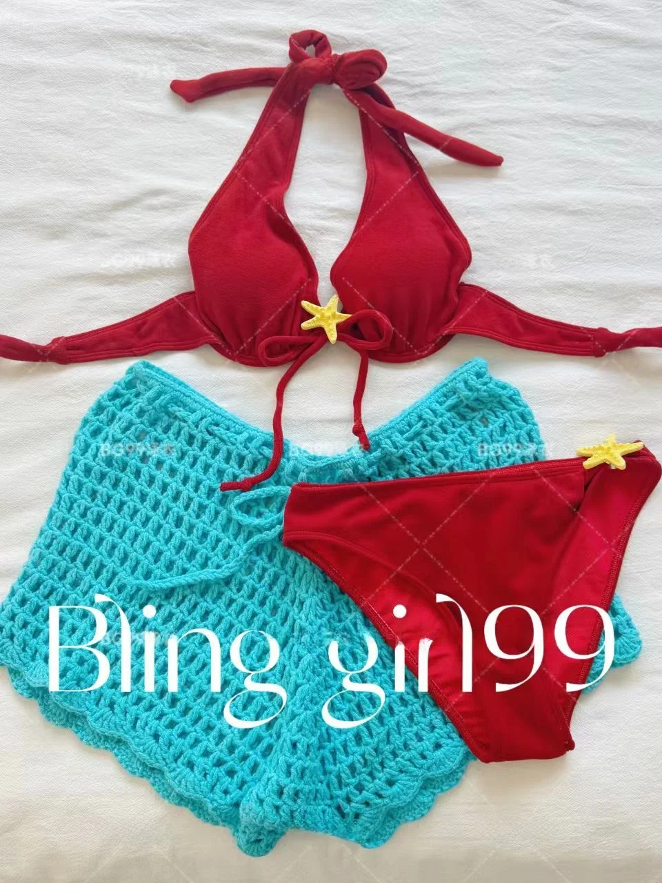 

Island Romance Retro Sle Slimming Two-Piece Swimsuit Women's Holiday Hot Spring Bikini Set Ele Spor Fitn