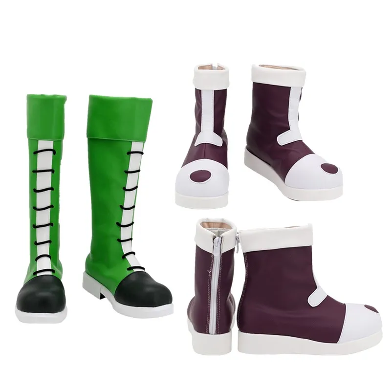 Gon Freecs Cosplay Killua Zoldyck Shoes Boots Anime Fantasy Men Women Halloween Costumes Accessory Custom Made