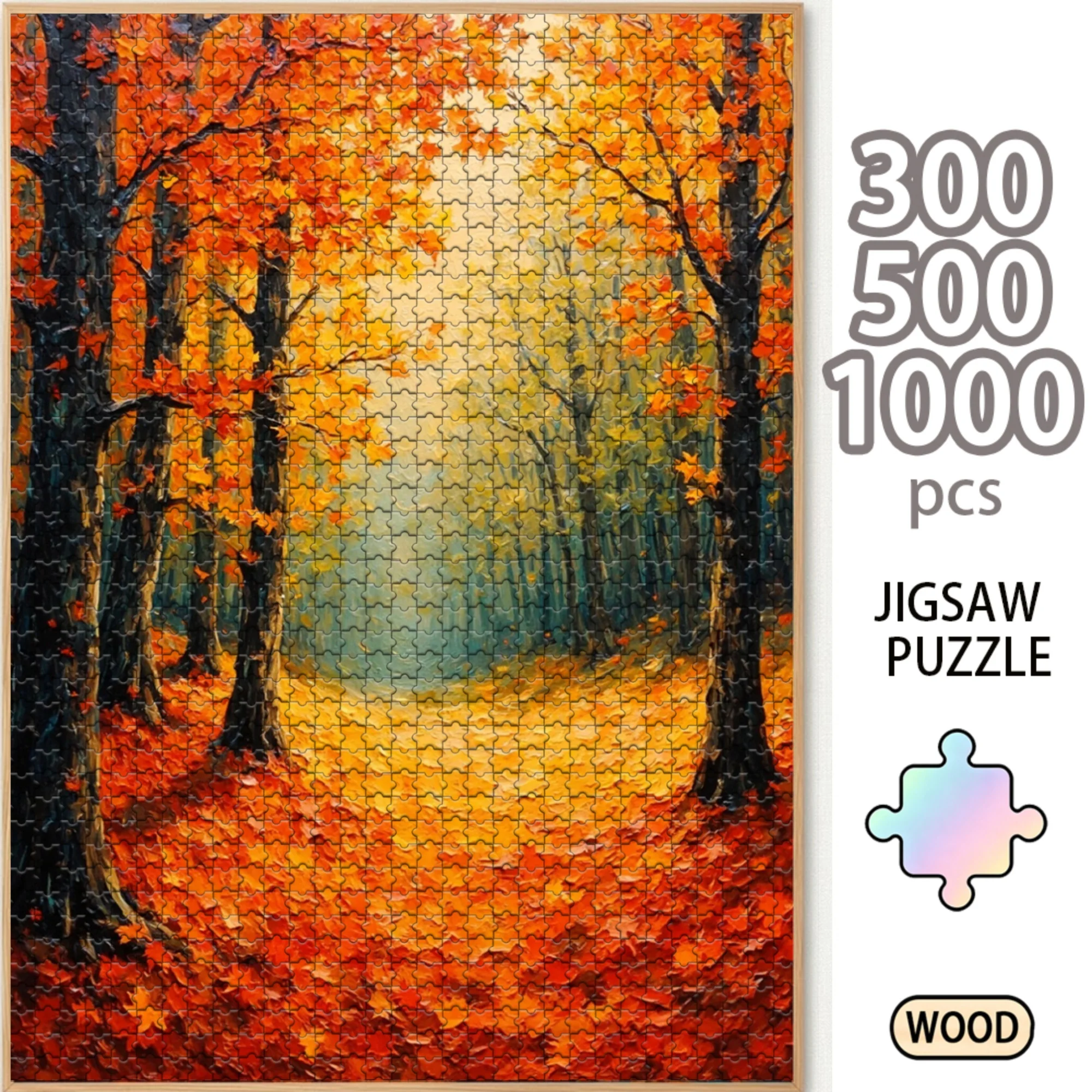 Board Game Path - Puzzle en bois de 300/500/1000 pièces
